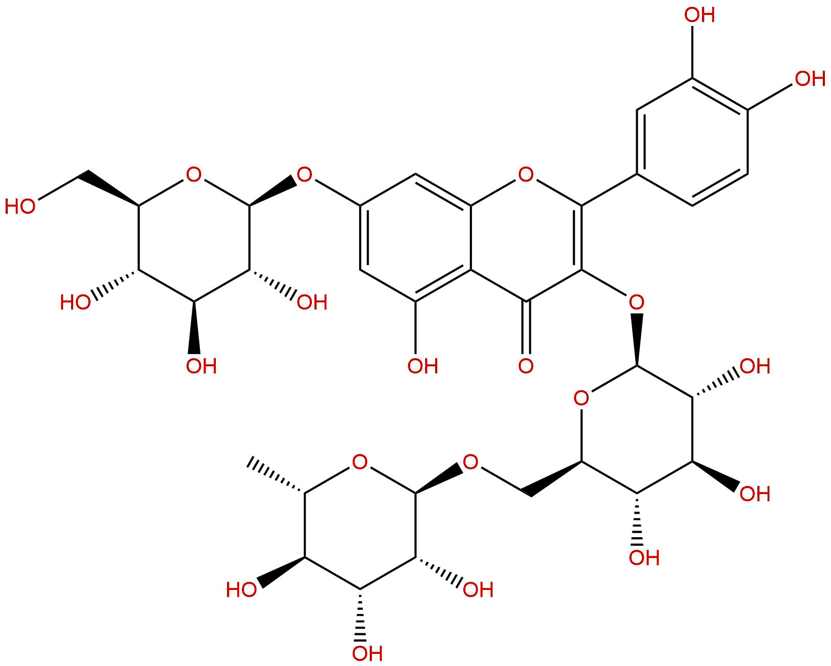 Quercetin 3-rutinoside-7-glucoside