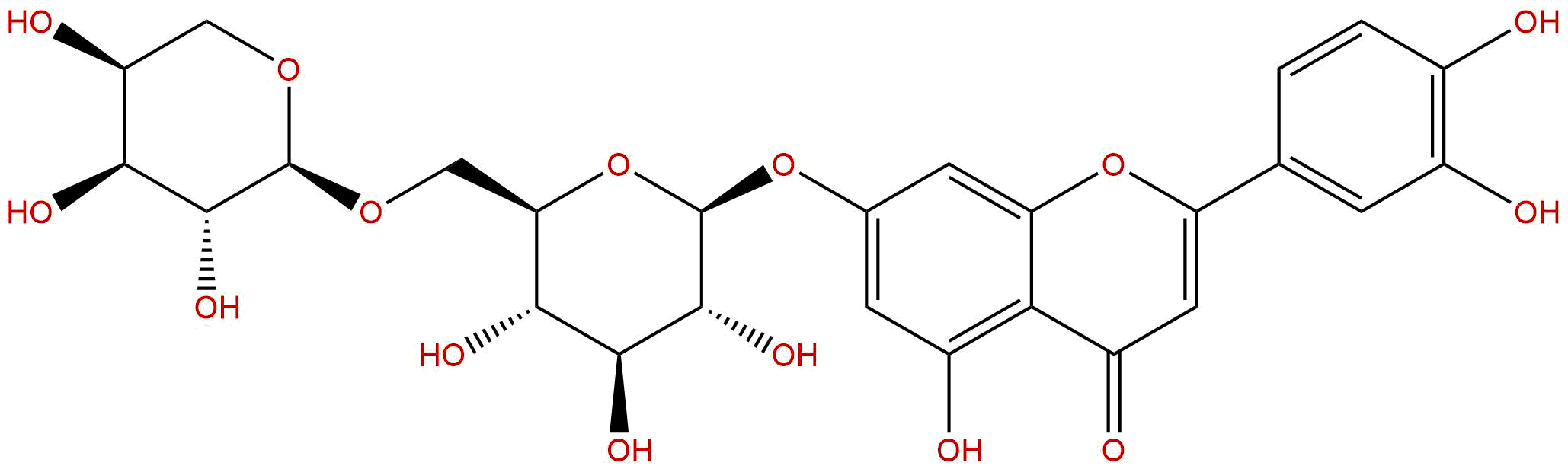 Luteolin-7-O-α-L-arabinopyranosyl(1→6)-β-D-glucopyranoside