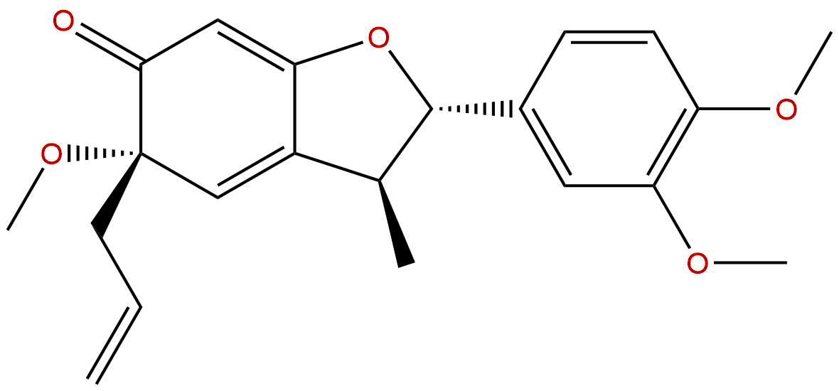 (7S,8S,1'S）-3,4,1'-Trimethoxy-1',6'-dihydro-7,4'-epoxy-8,3'-neoligna-8'-en-6'-one