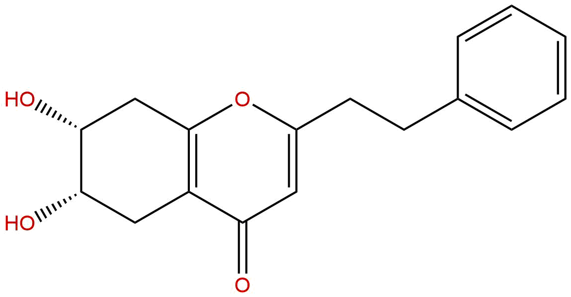 6,7-Dihydroxy-2-(2-phenylethyl)-5,6,7,8-tetrahydrochromone