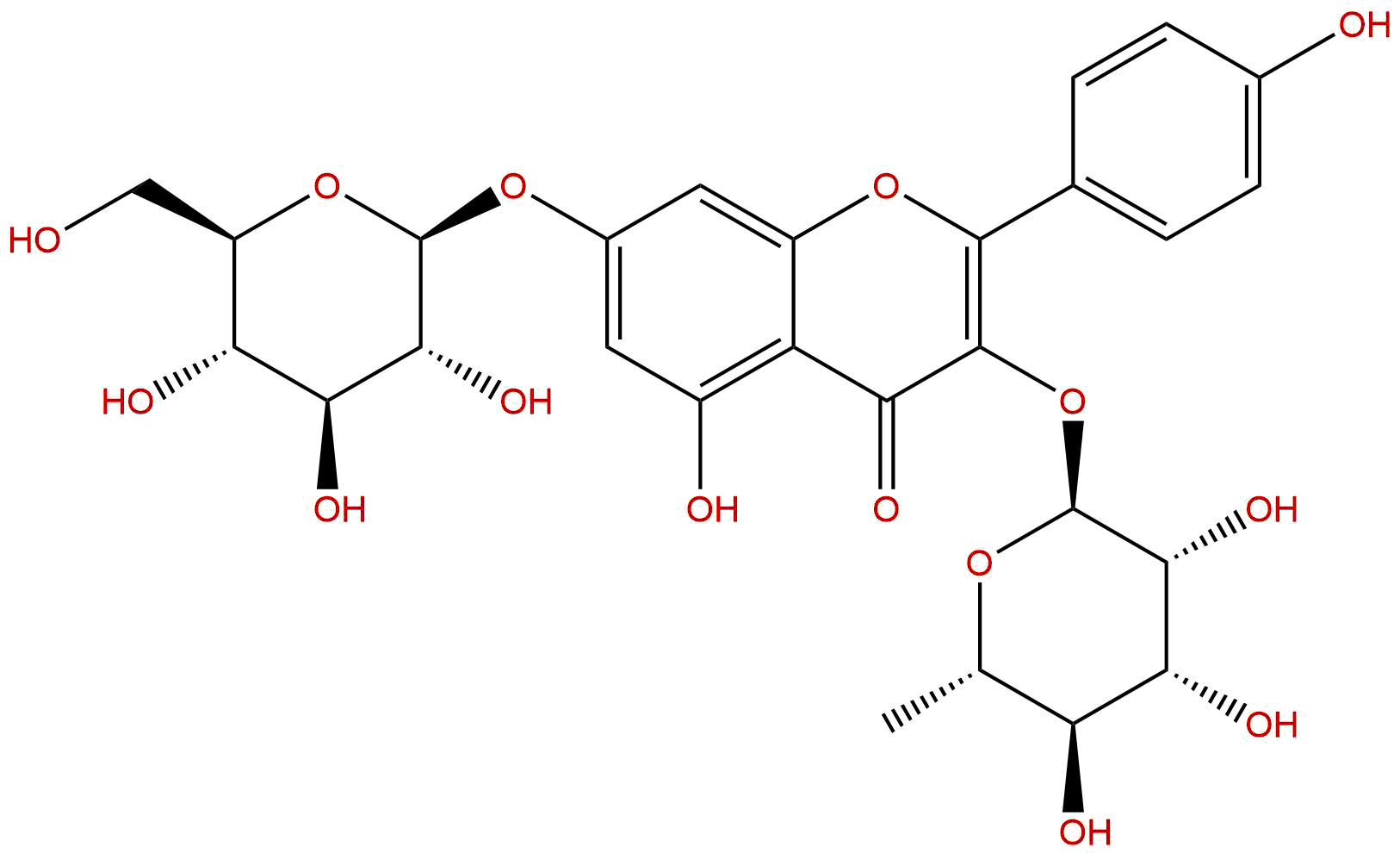 Kaempferol 3-O-rhamnoside-7-O-glucoside