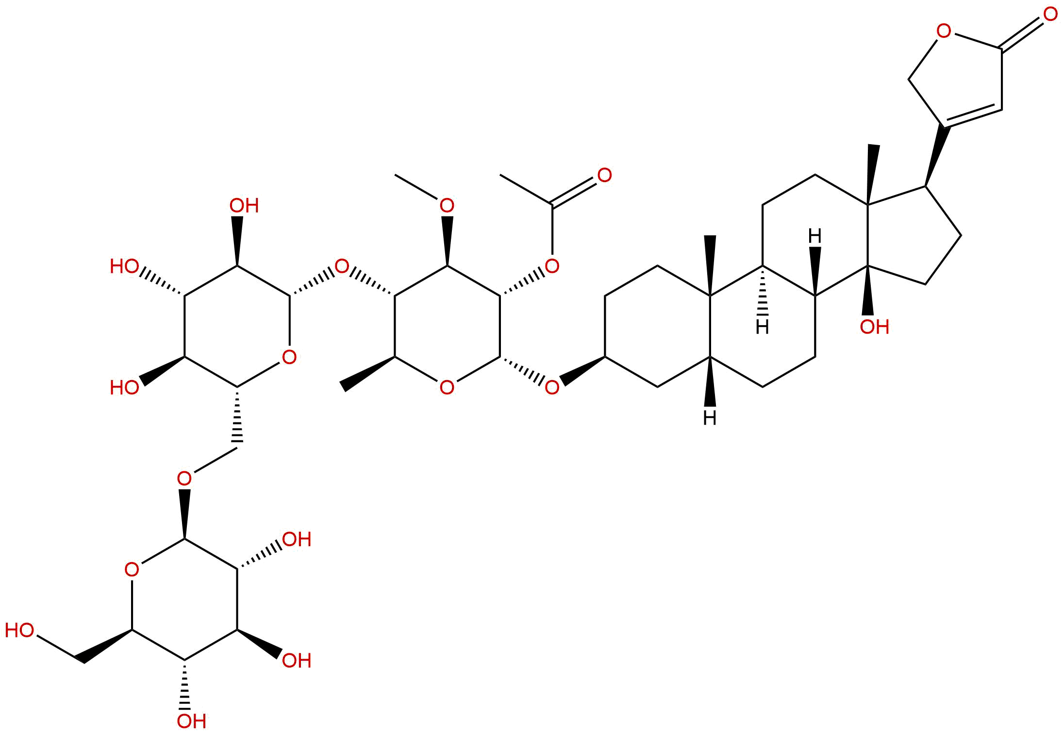 2'-O-Acetylthevetin B