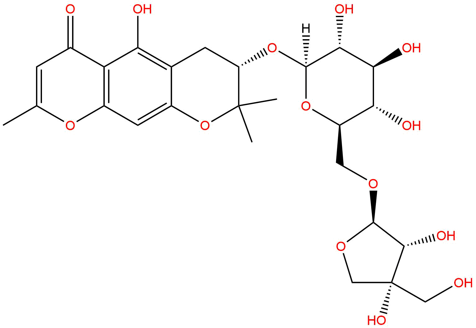 6"-apiosyl sec-O-glucosylhamaudol