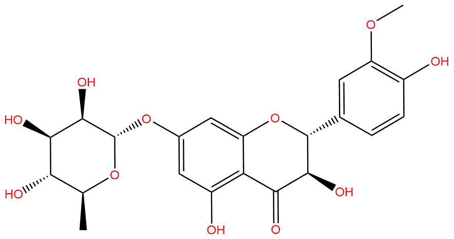 3'-O-Methyltaxifolin 7-rhamnoside