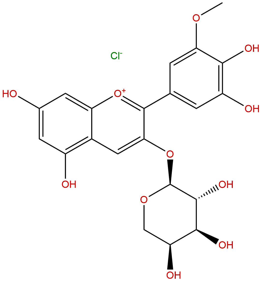 Petunidin-3-O-arabinoside chloride