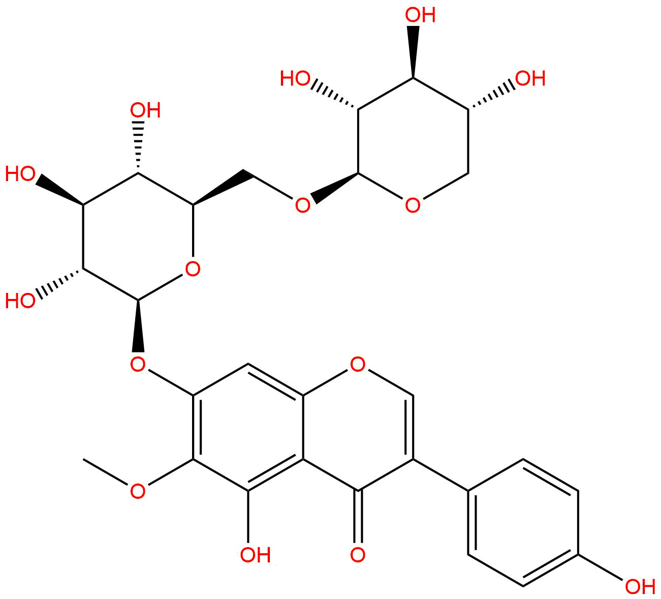 Tectorigenin 7-O-xylosylglucoside