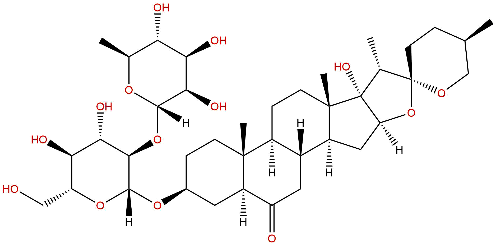 25(R)-3β,17α-Dihydroxy-5a-spirostan-6